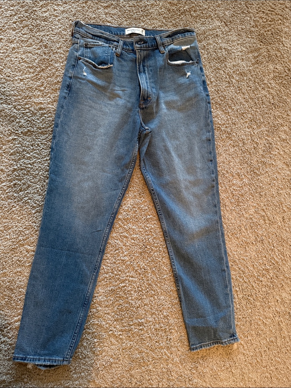 Abercrombie & Fitch Women's Skinny Jeans in Washed Blue